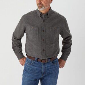 NWT Men's Gray button Down Shirt